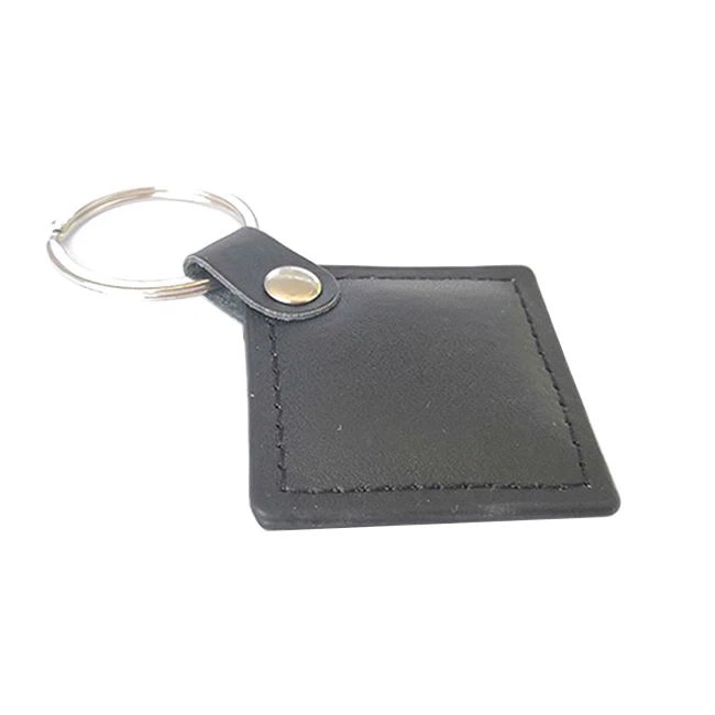 RFID Faux Leather Keychain